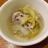 豚肉白菜スープ